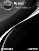 Тема на телефон Nokia Black Lines title=