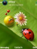 Тема на телефон Love Bugzz