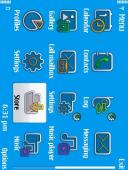 Тема на телефон Nokia N Blue E71e63