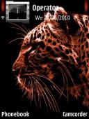 Тема на телефон Red Leopard