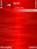 Тема на телефон Red Metalic