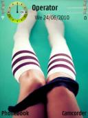 Тема на телефон Cute Legs