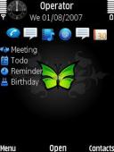 Тема на телефон Butterfly Pattern