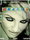 Тема на телефон Cameron Diaz Green