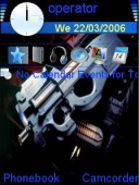 Тема на телефон Guns War Death