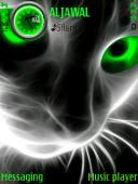 Тема на телефон Green Cat