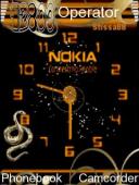 Тема на телефон Anima Nokia Clock title=