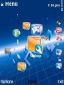 Тема на телефон 3d Icons