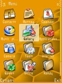 Тема на телефон 3d Icons 2011