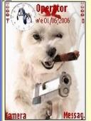 Тема на телефон Crazy Dog